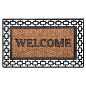 Achim 18 x 30 in. Wrought Iron Rubber Mat - Art Deco
